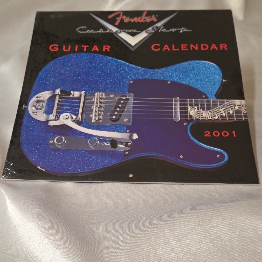 Fender Custom Shop Calendar 2001 Vintage Y2K Guitar Music